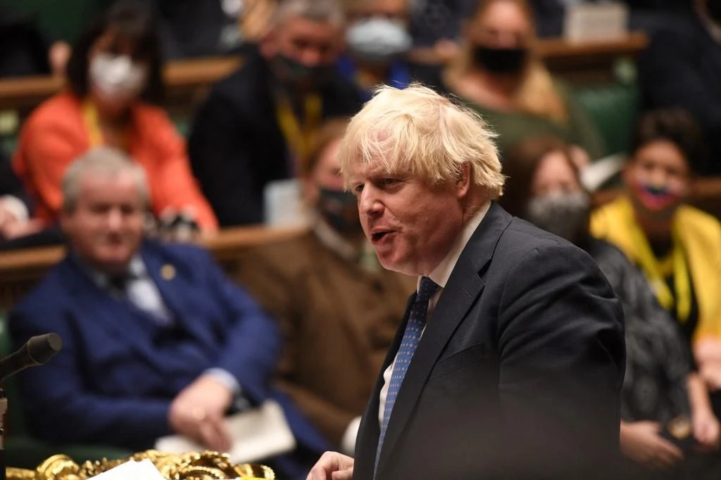 British Prime Minister Boris Johnson sent a letter to French counterpart Emmanuel Macron, but then published it in full on his Twitter account. (AFP)