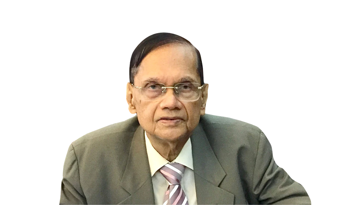 The new Sri Lanka foreign minister, G.L. Peiris, during the interview with Arab News earlier this week. (Supplied)