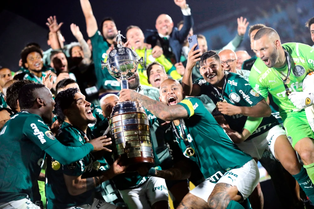 Palmeiras became first team in 20 years to win back-to-back titles. (Reuters)