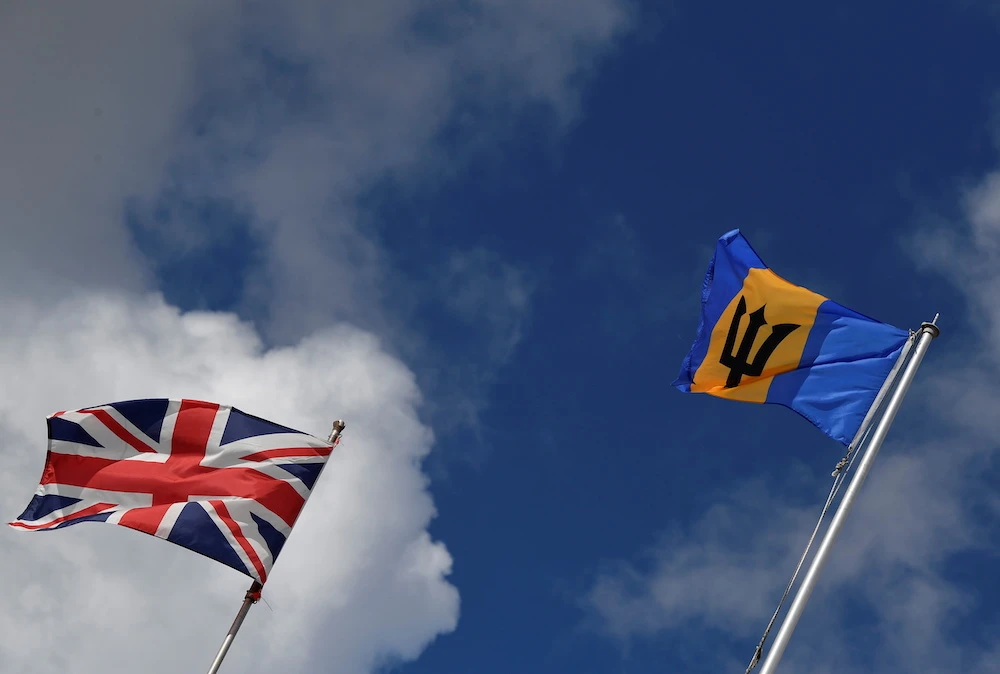 The birth of the republic comes 55 years to the day since Barbados declared independence. (AFP)