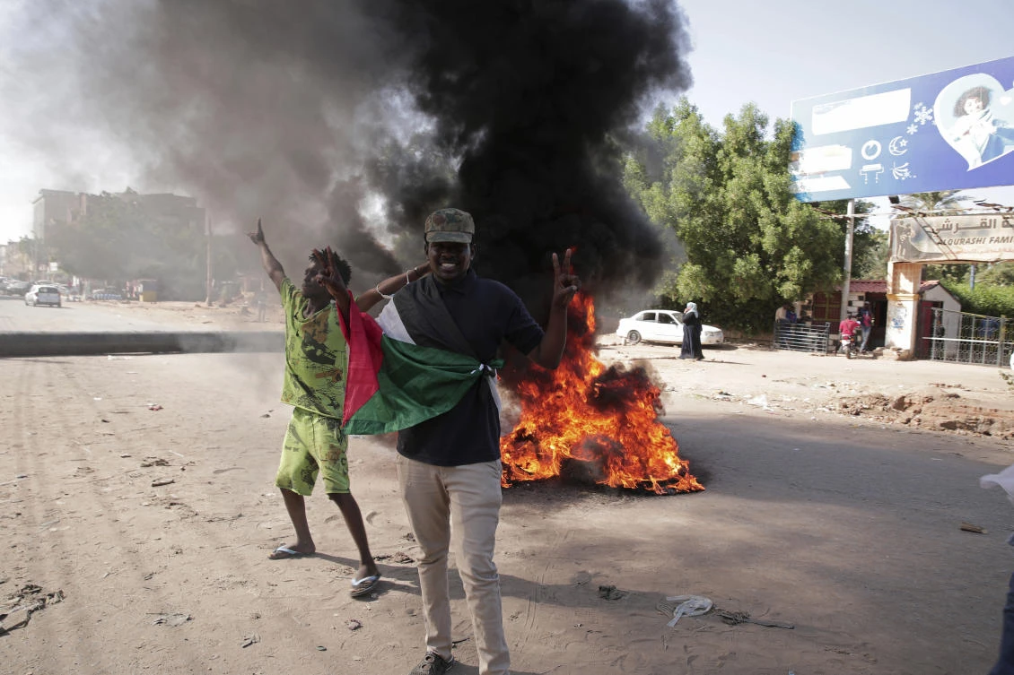 Tens of thousands protest in anti-military marches in Sudan