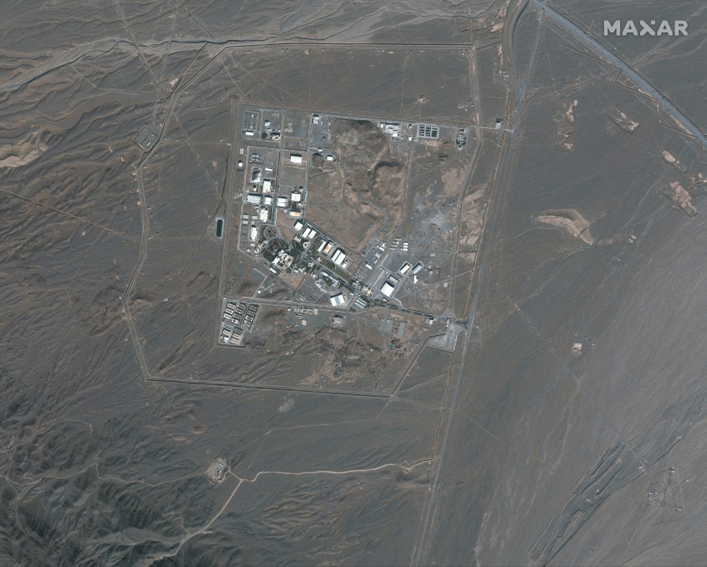 Image shows an overview of Iran's Natanz nuclear facility, south of the capital Tehran. (File/AFP)