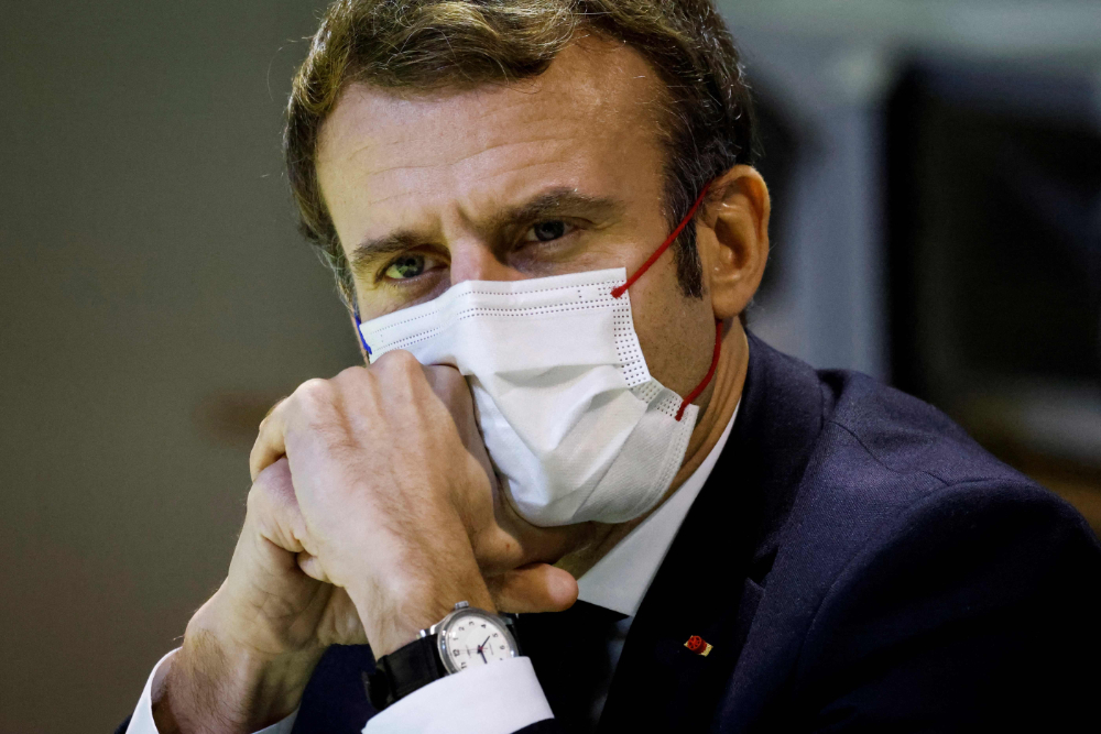 French President Emmanuel Macron. (AFP)