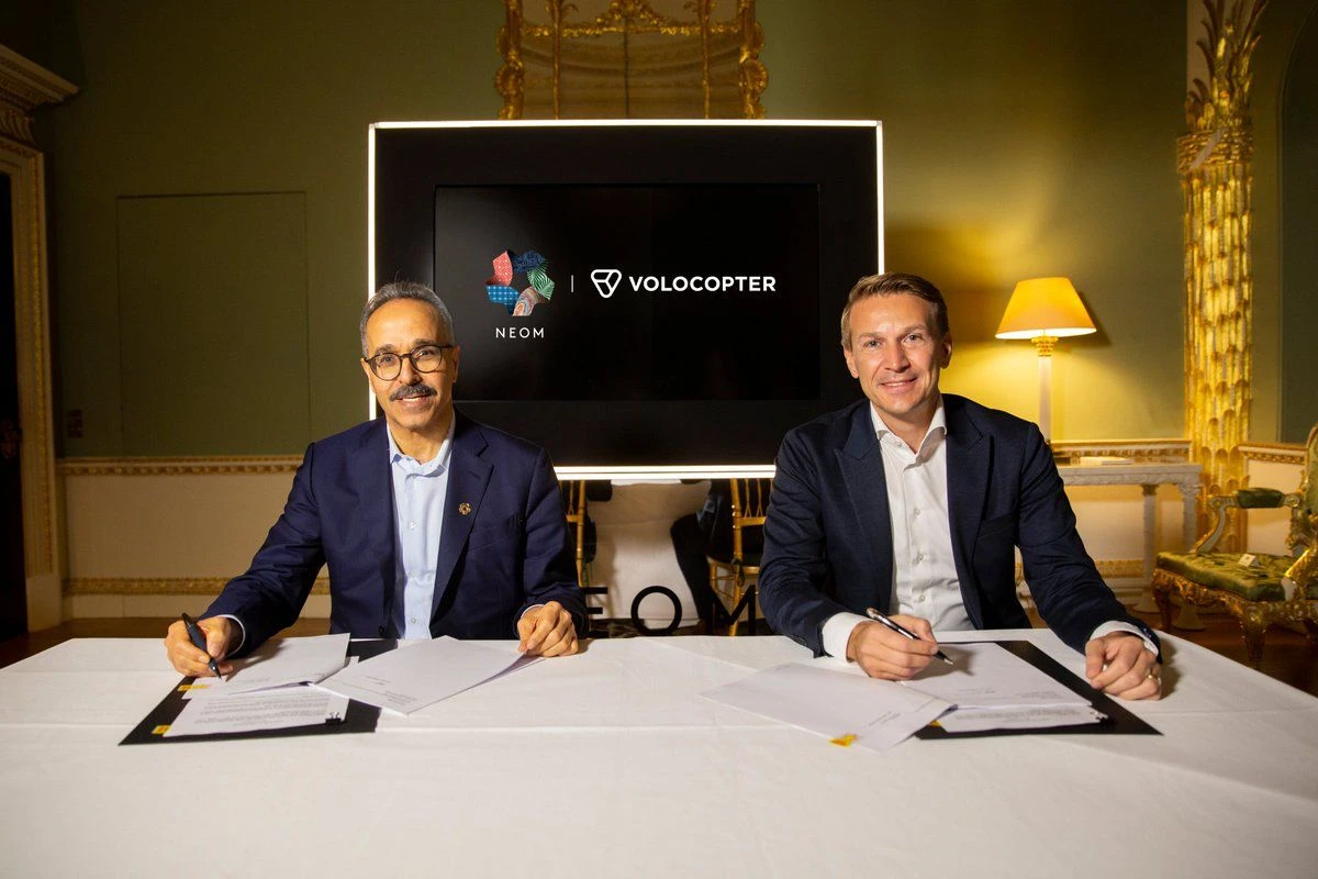 Air taxis will come to NEOM after pioneering deal signed with Germany’s Volocopter