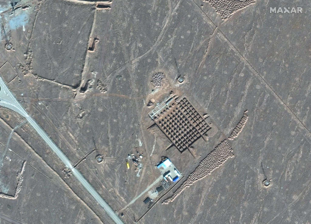 This satellite image shows an overview of Iran's Fordow Fuel Enrichment Plant (FFEP), northeast of the Iranian city of Qom. (File/AFP)