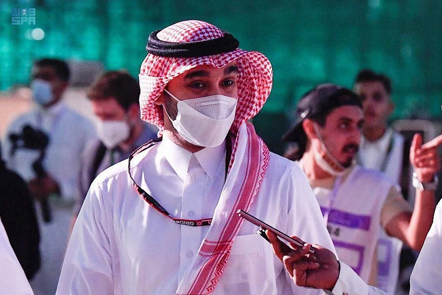 The minister said that the Kingdom is proud of the work made by the hands of Saudi citizens, as well as Saudi companies. (SPA)