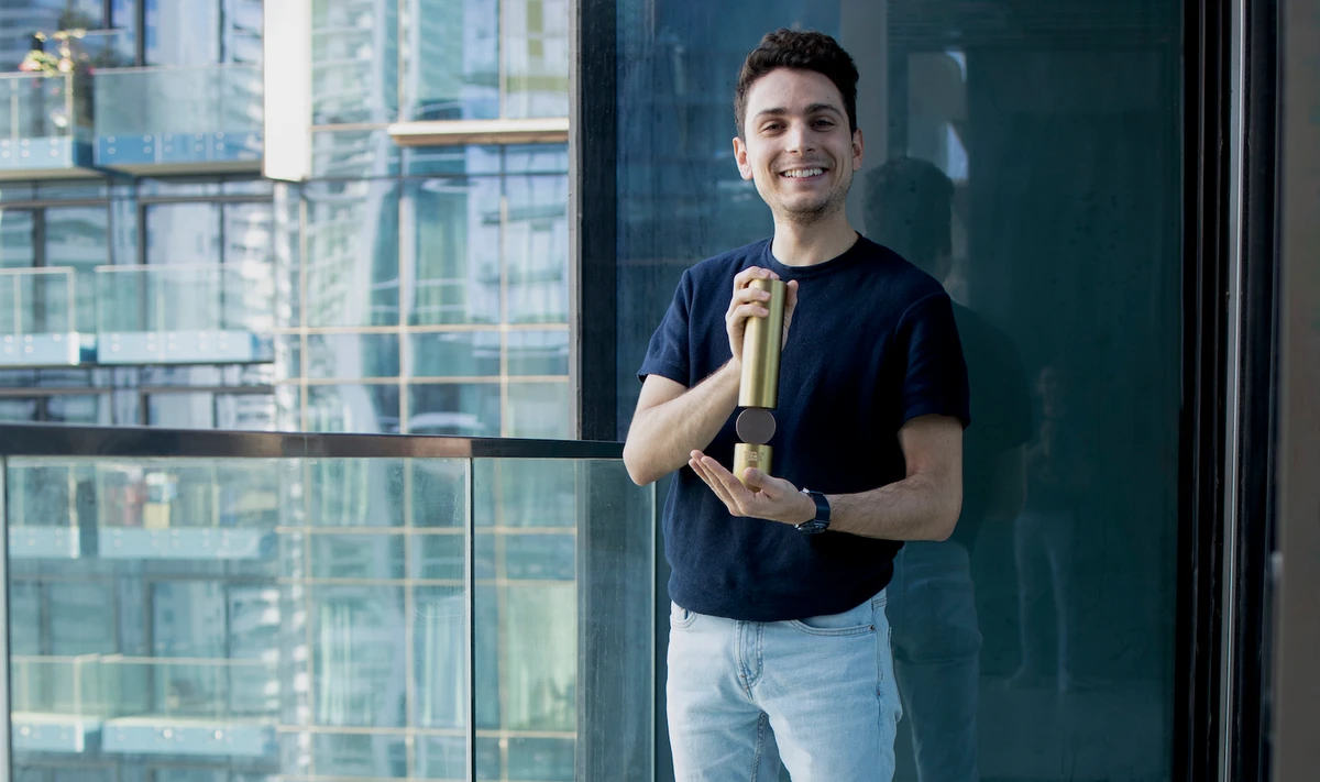 The 23-year-old social media star and architecture graduate was born in Aleppo, Syria, and rose to fame when his comedic videos and sketches began to go viral on the internet. (Supplied)