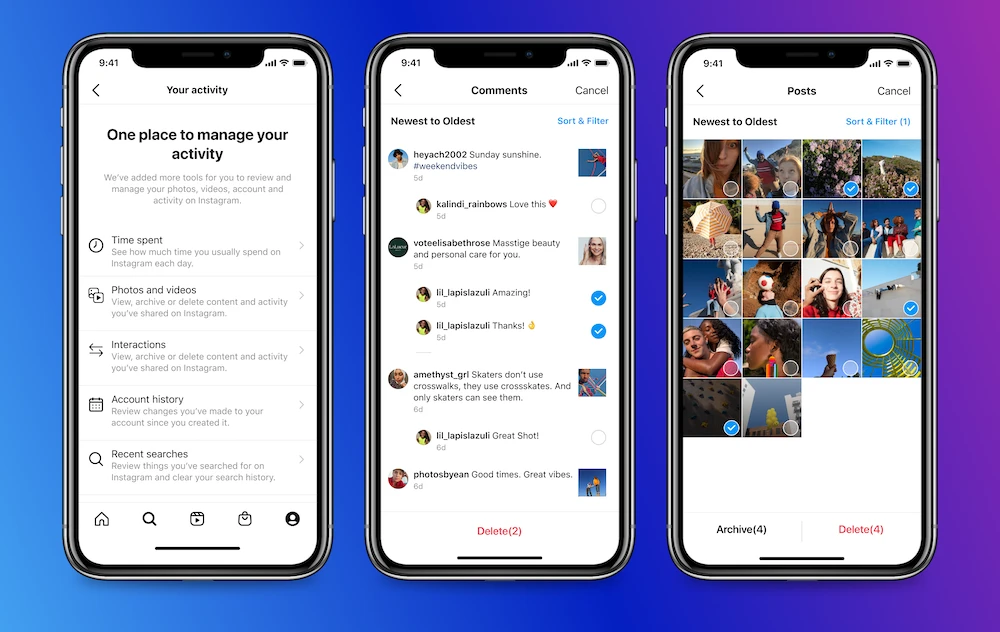 The new features aim to help parents to be more involved in their teens’ Instagram experience, starting March 2022. (Supplied)
