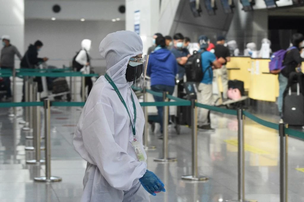 The Philippines earlier banned travelers from South Africa and 13 other countries. (AFP)