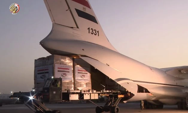 FILE - Egypt sends a second military plane carrying medical aid to South Sudan. (Courtesy: Egyptian Ministry of Defense)