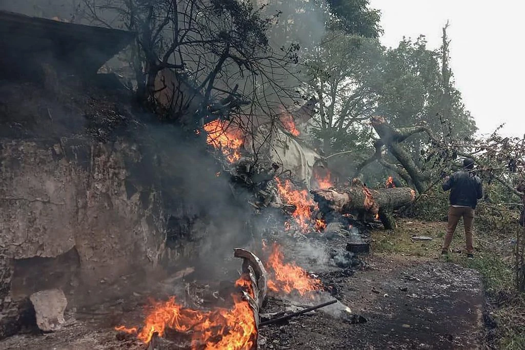 Helicopter crash kills India’s top military commander, 12 others