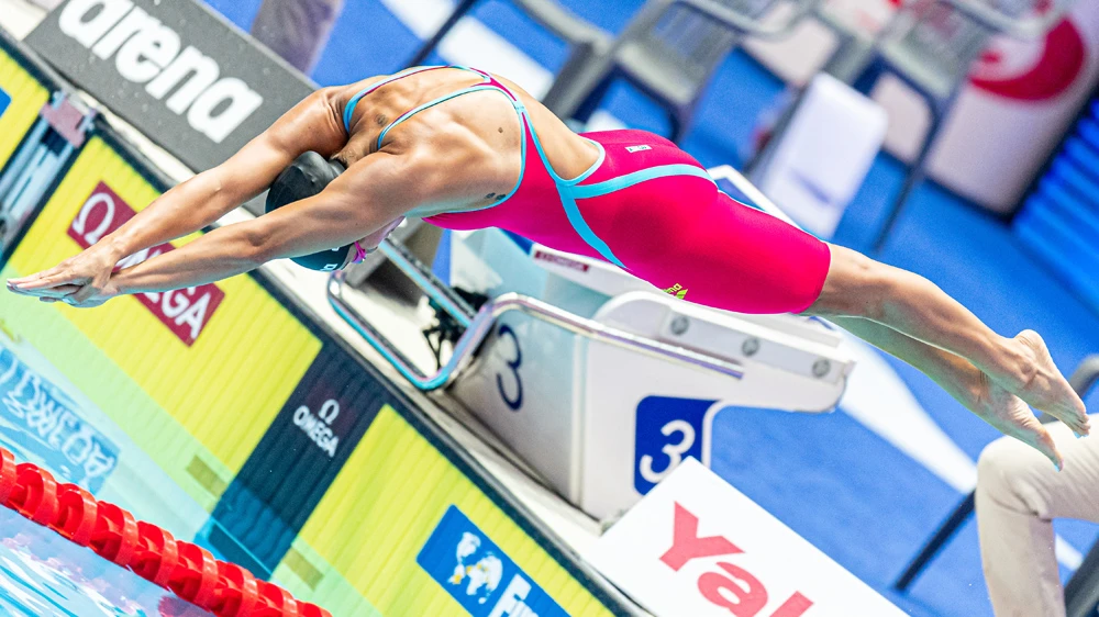 Farida Osman has established herself as the fastest swimmer in Africa and the Arab World. (Giorgio Scala/Deepbluemedia)