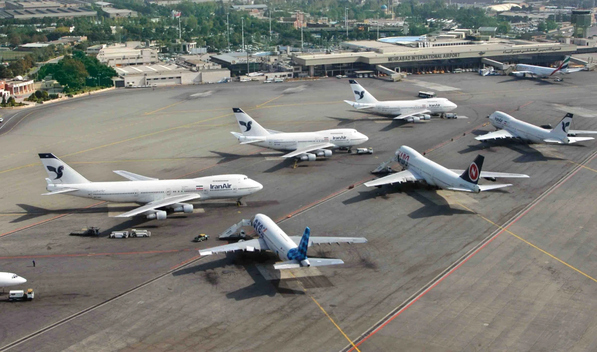 Half of Iran’s civil jets grounded for lack of spare parts