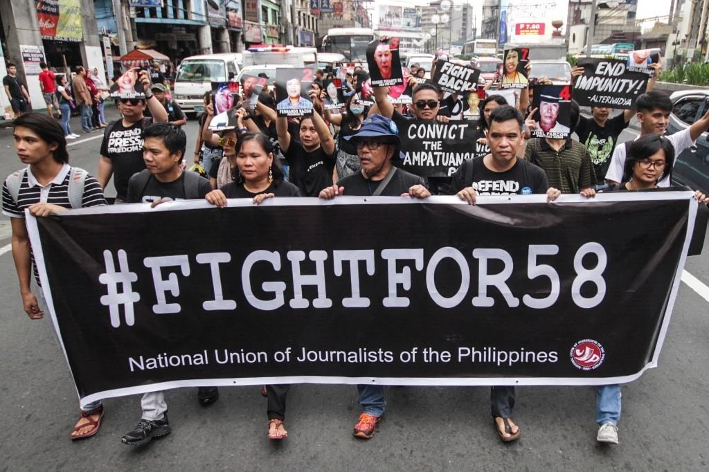 Members of a powerful political clan and their associates gunned down 58 people in 2009, including 32 media workers, in a brazen execution-style attack that horrified the world. (AFP file photo)