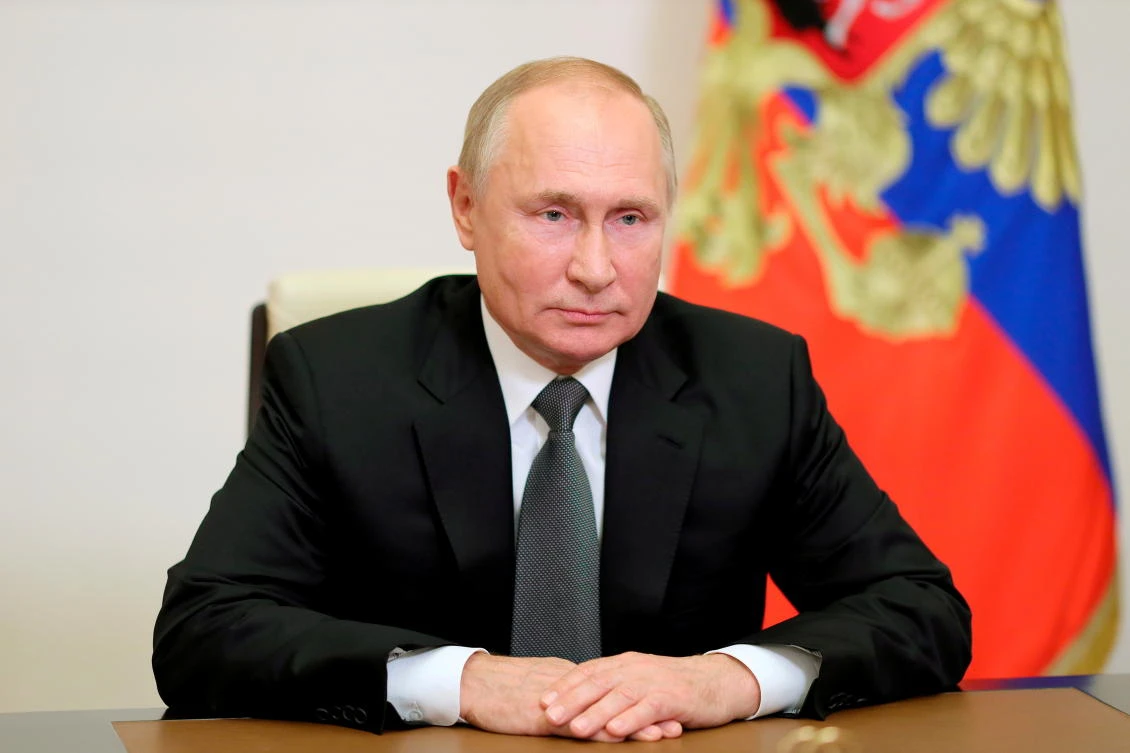 Russian President Vladimir Putin was quoted by TASS state news agency on Friday as saying the events in the Donbass, or the conflict zone in eastern Ukraine, now “resemble genocide.” (Reuters)