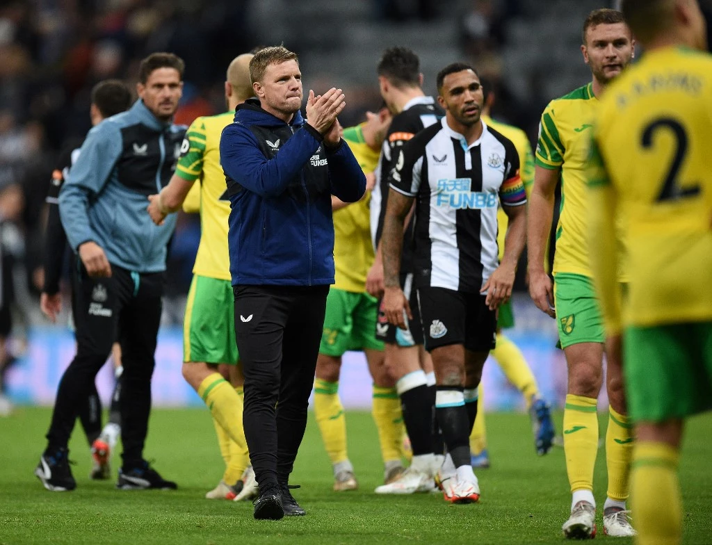 Eddie Howe has issued an ultimatum to his Newcastle United squad. (File/AFP)