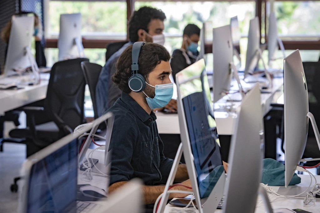 They discussed cooperation in launching a hackathon in Egypt in which Egyptian youth would participate to enrich Arabic digital content. (File/AFP)