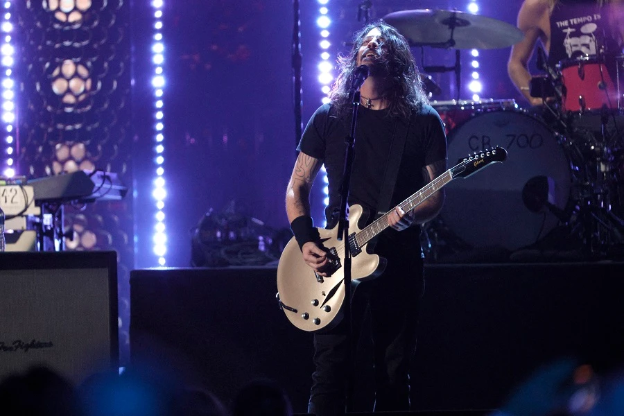 US rock band the Foo Fighters cancelled their Saturday night gig at the Yasalam After-Race Concert series. (AFP)