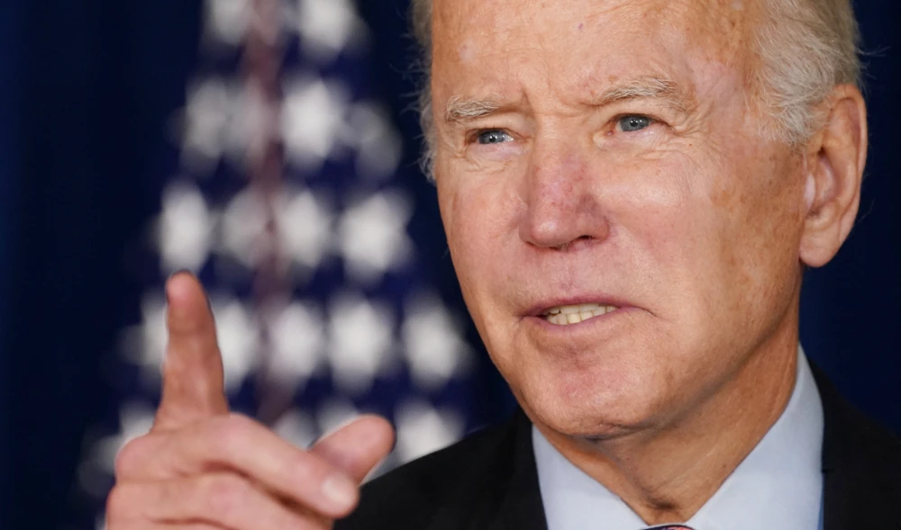 U.S. President Joe Biden speaks about the deadly tornadoes that struck Kentucky, in Wilmington, Delaware, U.S., December 11, 2021. (REUTERS)