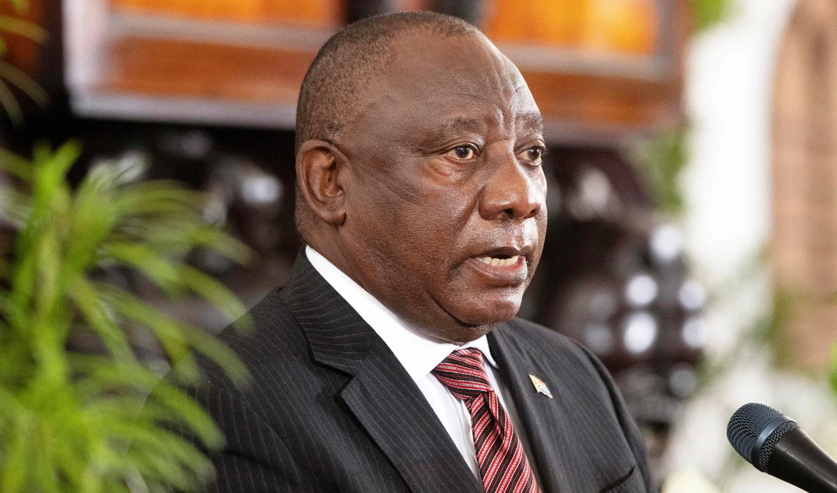 A government statement quoted Ramaphosa as saying his infection served as a warning. (AFP)