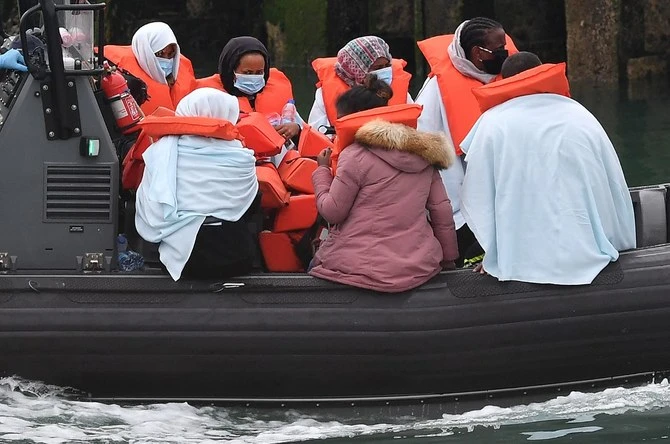 More than 25,000 people have crossed the English Channel to reach Britain this year. (File/AFP)