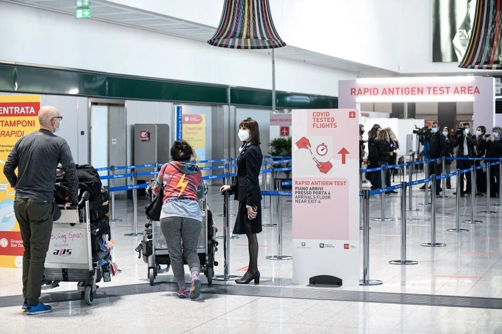 Previously, EU arrivals had to show proof of vaccination, recent recovery or a negative test. (AFP)