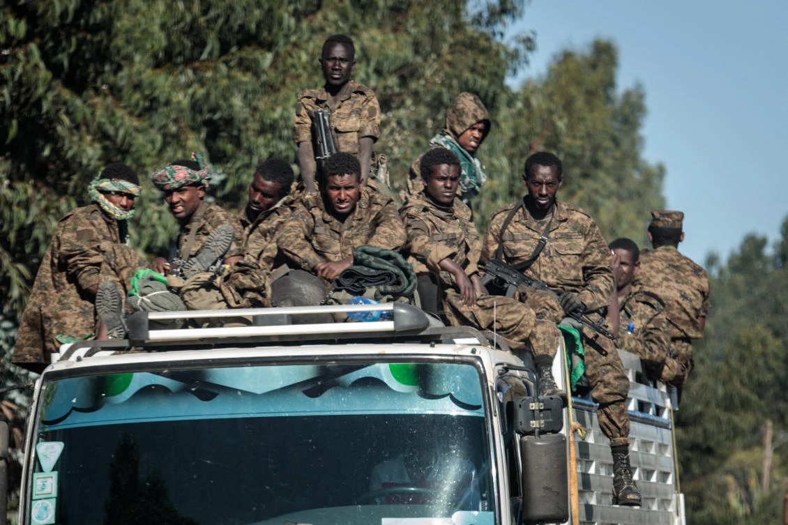 At the end of November, Ethiopia announced new state of emergency rules banning the sharing of non-official information about military movements and battlefield outcomes. (File/AFP)