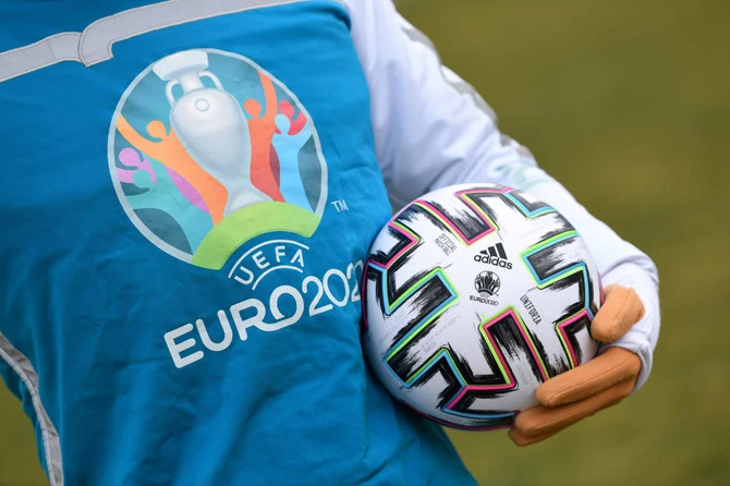 UEFA set itself a goal of ending racism in European soccer by 2030 as part of a human rights and environmental strategy that had an uneasy launch on Friday. (Reuters)