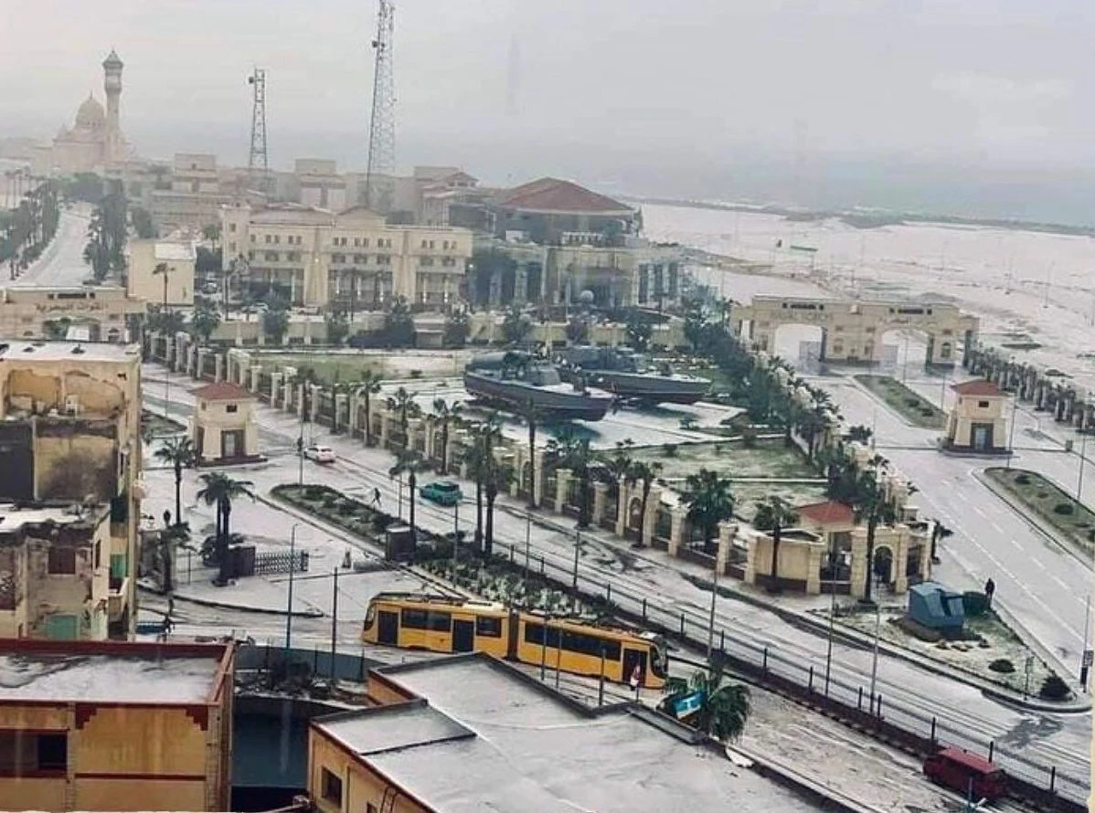 The Environment Ministry also urged old people and those suffering from chest and respiratory diseases to stay at home Monday to avoid weather-related complications. (Social Media)