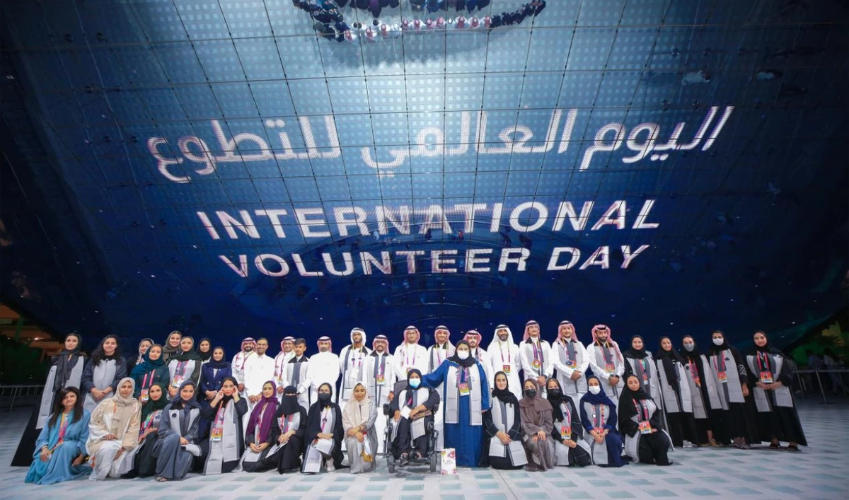 Saudi Arabia’s Pavilion at Expo 2020 Dubai attracted more than 150 Saudi volunteers.