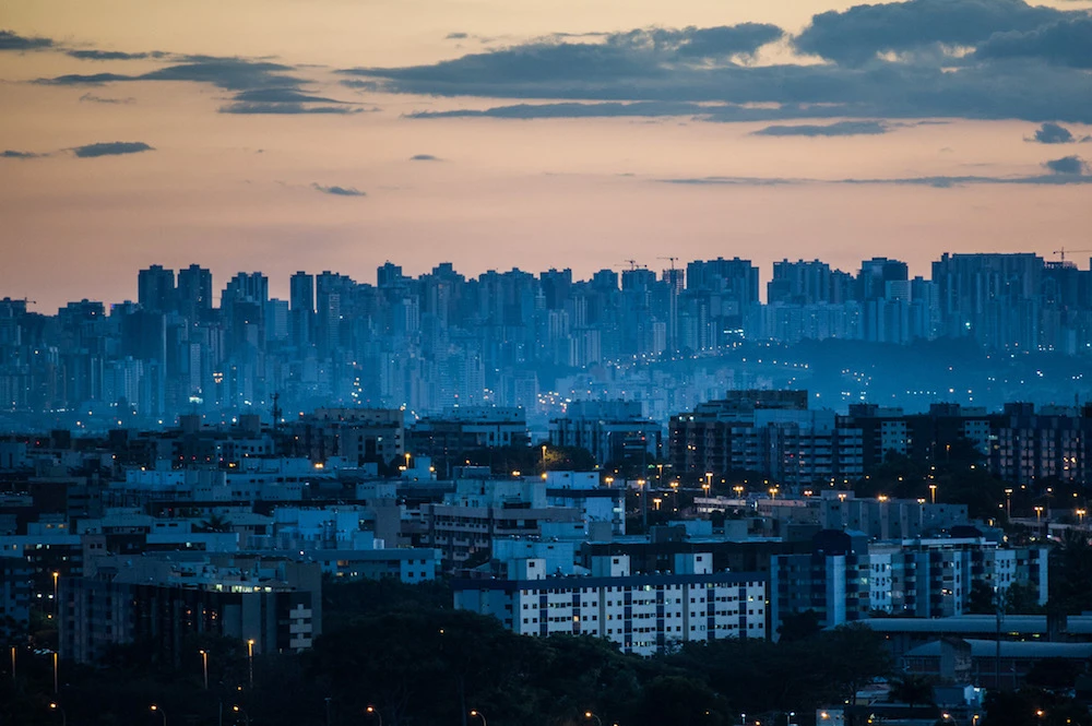 A view of the skyline in Brasilia. (File/AFP)