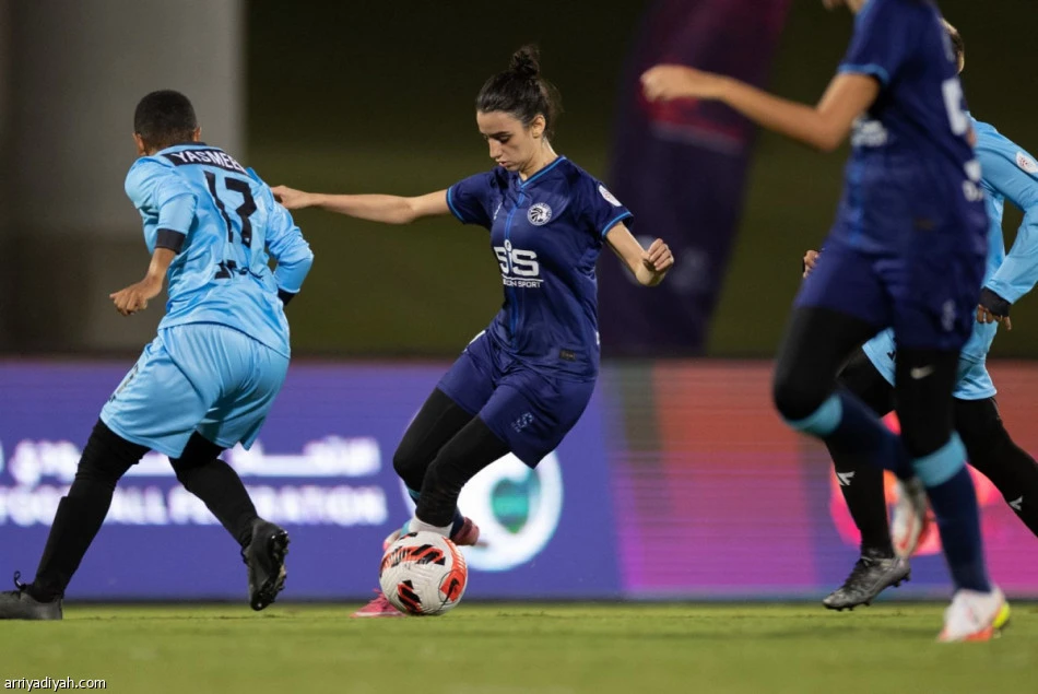Jeddah Eagles (Dark blue) on their way to defeating Fire Ball Academy 7-0. (Jeddah Eagles)
