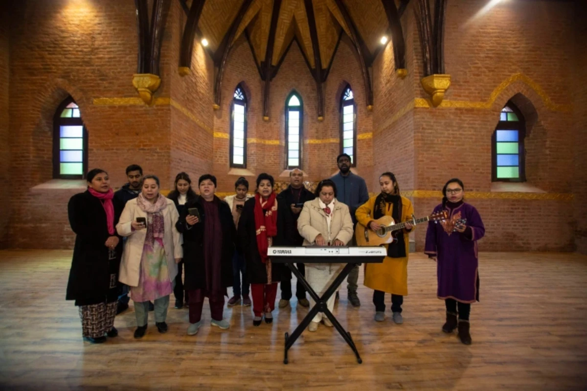 Christmas bells ring after thirty years at oldest church in Indian-administered Kashmir