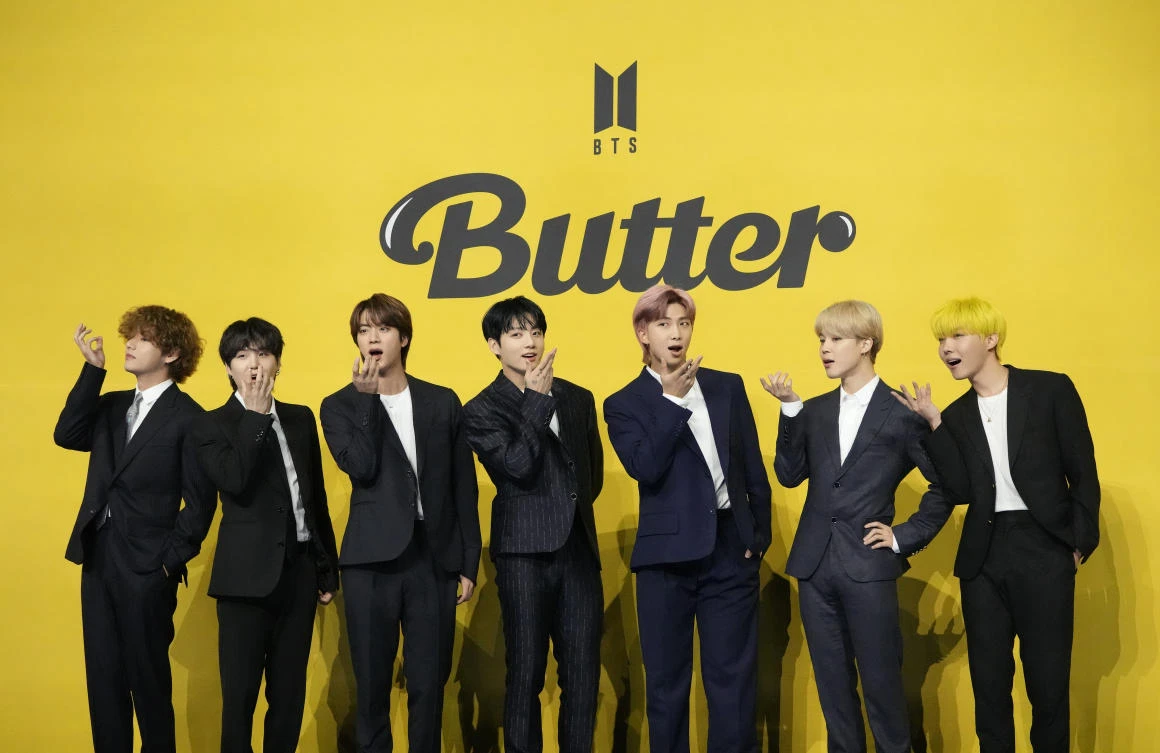 Three members of K-pop superstar group BTS have been infected with the coronavirus. The Big Hit Entertainment agency said RM and Jin were diagnosed with COVID-19 on Saturday evening. (AP)