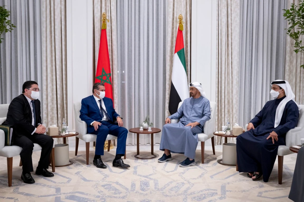 Abu Dhabi crown prince holds talks with Moroccan PM