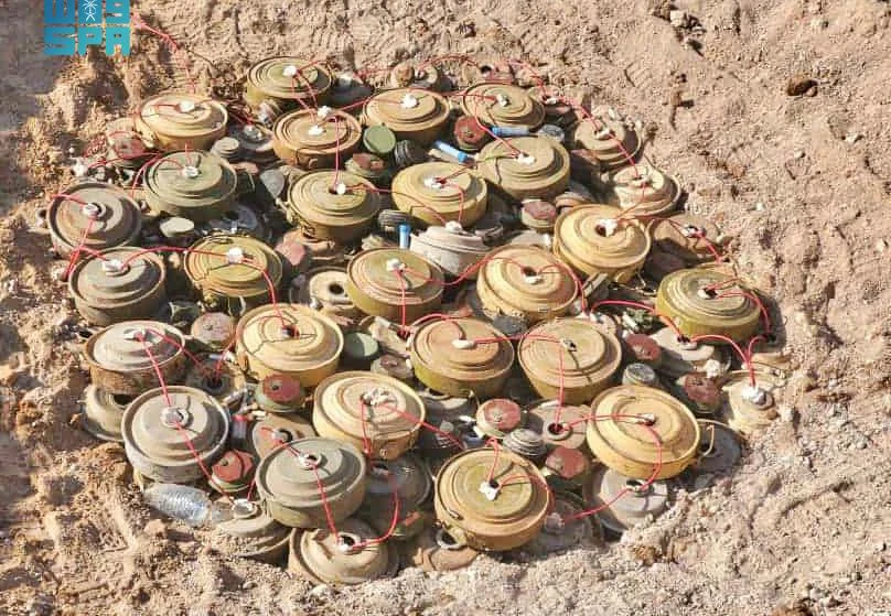 Saudi project clears 2,231 Houthi mines in Yemen