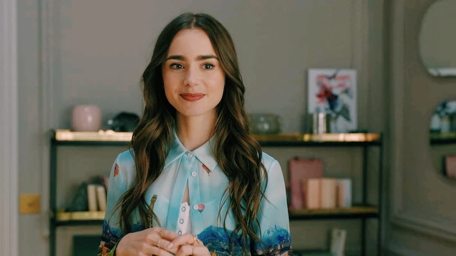 Lily Collins plays Emily Cooper in Netflix series ‘Emily in Paris.’ Supplied