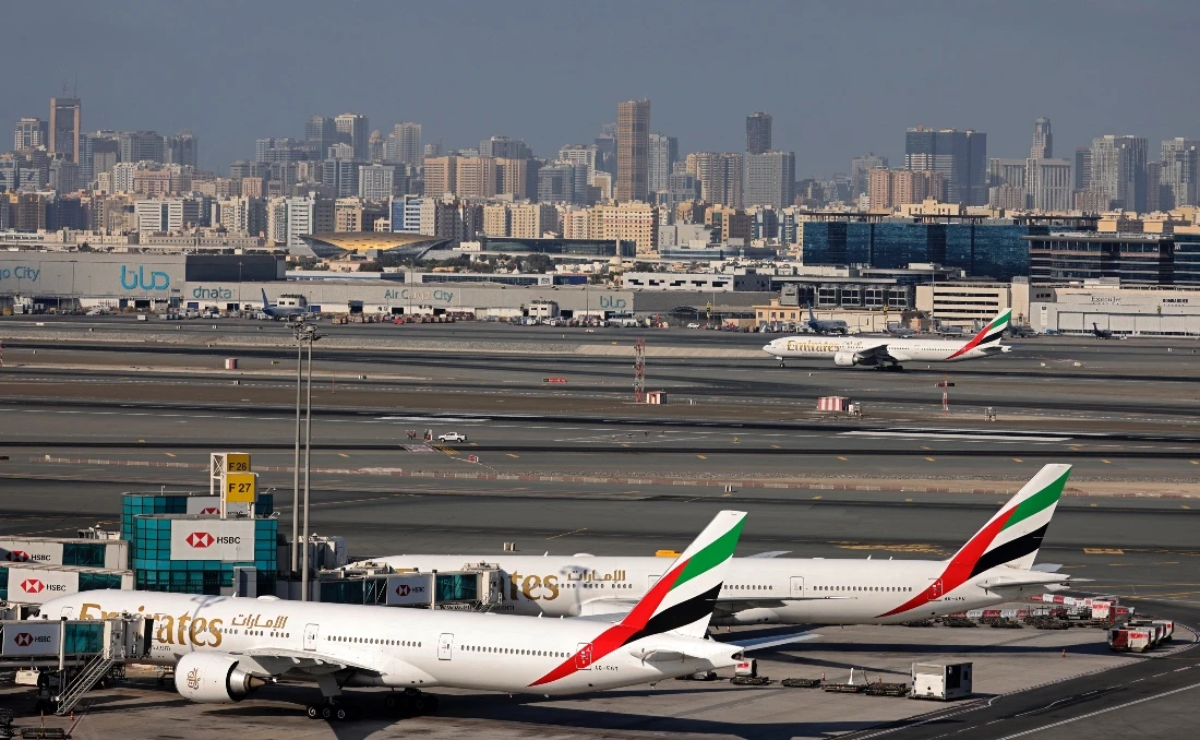 The airline clarified that outbound passenger operations from Dubai to the mentioned destinations will remain unaffected. (File/AFP)
