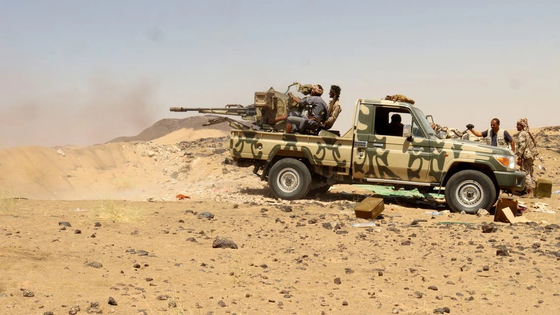 The Arab coalition said it destroyed military vehicles belonging to the militia on several fronts in Shabwa over the past 24 hours. (Reuters/File)
