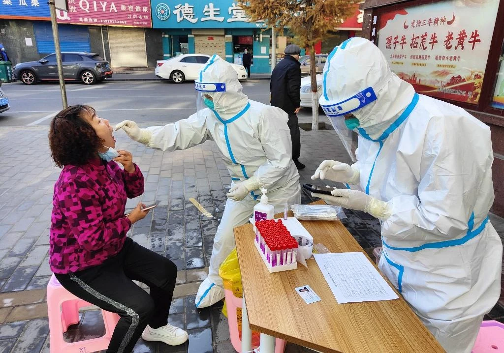 Public shaming has resurfaced as China’s local governments struggle to enforce the national zero COVID-19 policy. (AFP)