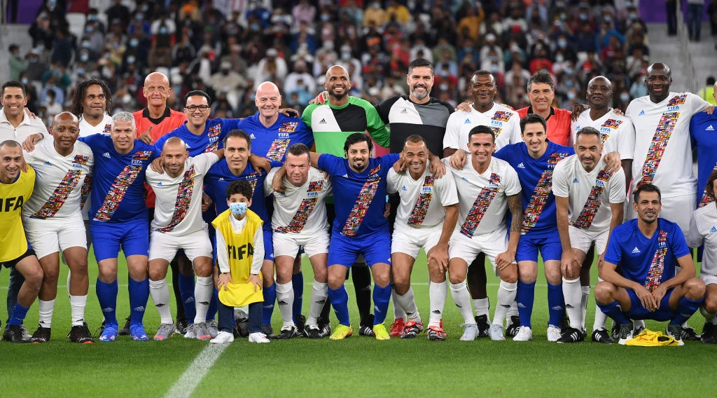 Iran's football federation threw its weight behind former national team captain Mehdi Mahdavikia Wednesday after he faced criticism for wearing a jersey bearing an Israeli flag during a friendly game. (FIFA)