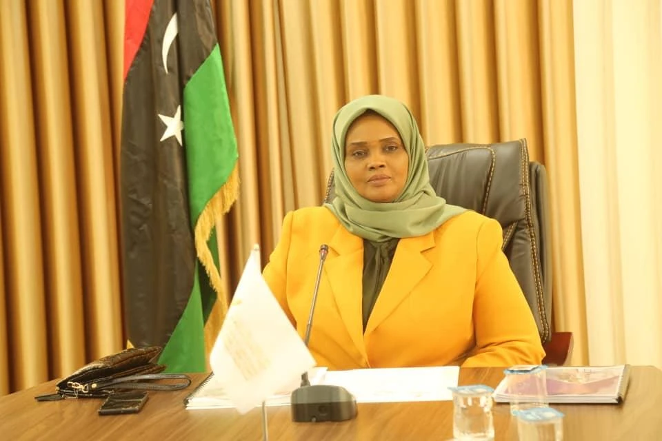 Mabrouka Othman will be jailed for four days pending investigations into alleged managerial and financial irregularities and forgery. (File/@Libya.Cult)
