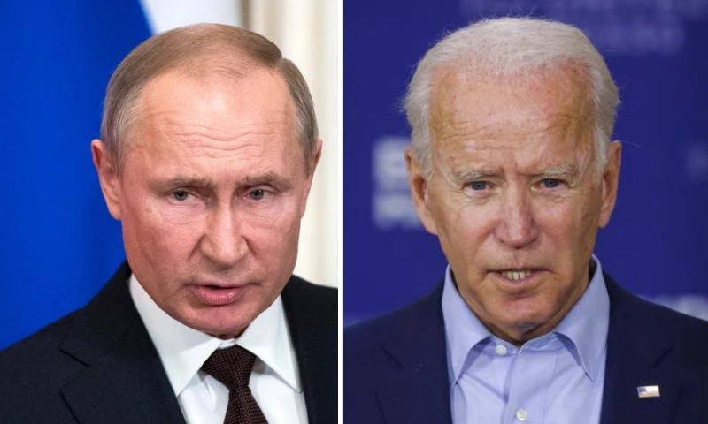 President Joe Biden on Thursday warned his Russian counterpart Vladimir Putin of a tough US response to any invasion of Ukraine. (Reuters)