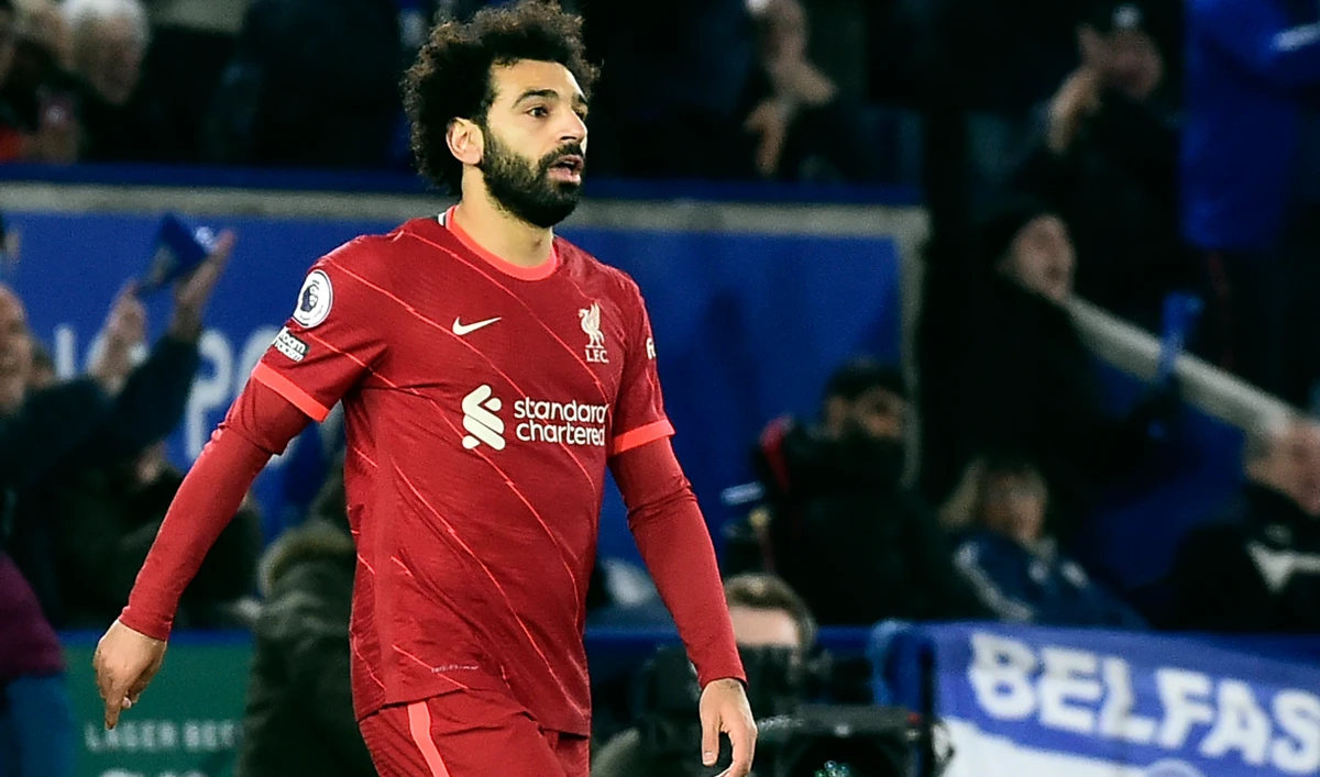 Liverpool's Mohamed Salah. (AP)