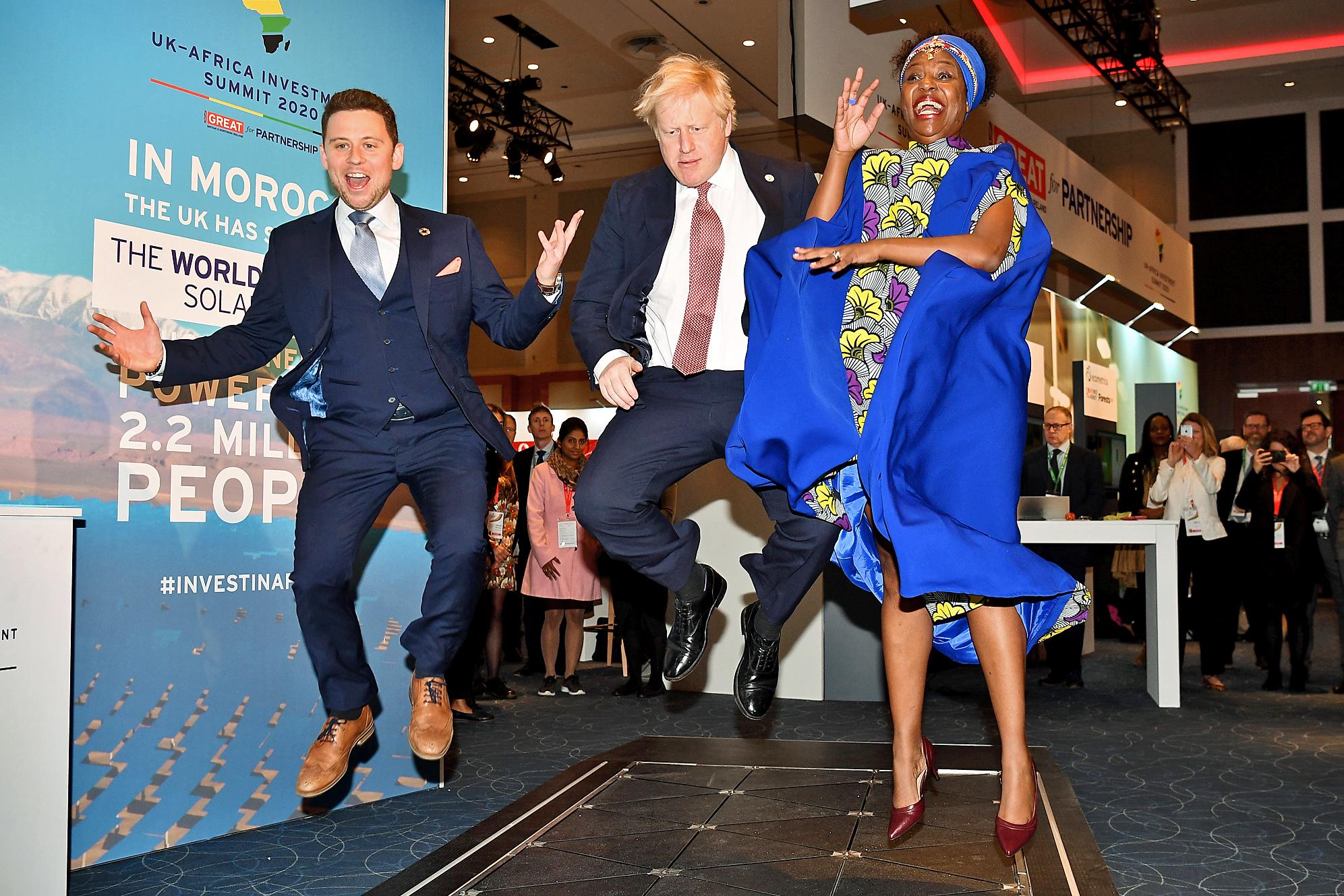 Boris Johnson at the UK-Africa Investment Summit. (Getty Images)