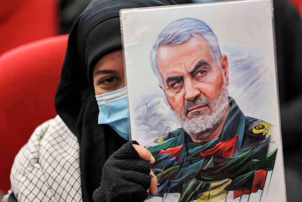 Monday marked the second anniversary of the killing of Qassem Soleimani, the commander of Iran’s Quds Force, a division of the Islamic Revolutionary Guard Corps. (AFP)
