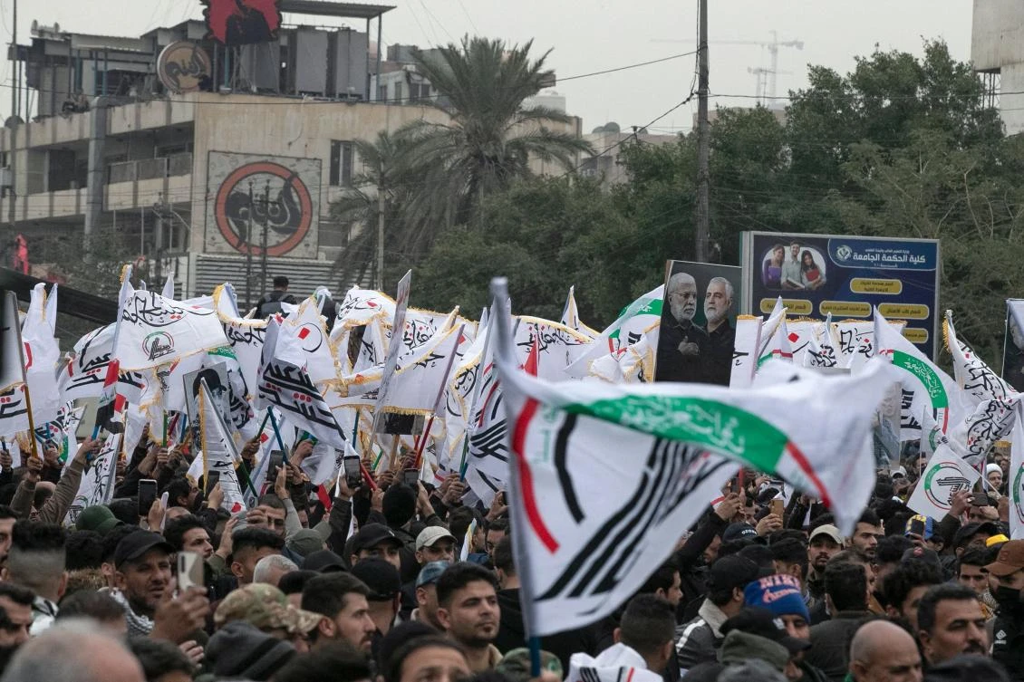 Iran-backed armed factions rally in Iraq for anniversary of warlord’s death