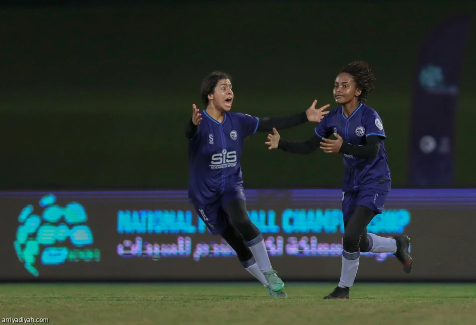 Jeddah Eagles on their way to victory over Sama in Saturday's quarter-final. (SAFF)