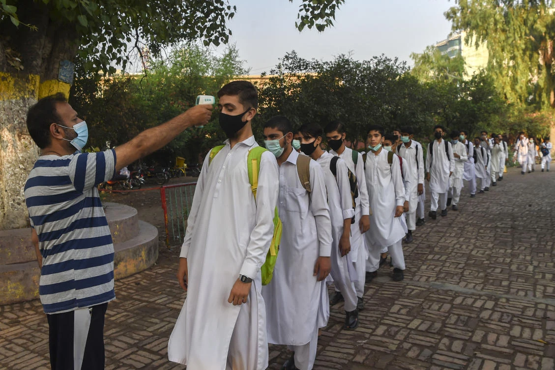 The provincial government of Sindh, of which Karachi is capital, is working on a strategy to contain the variant. (File/AFP)