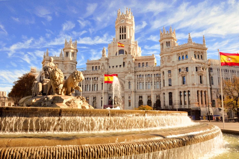 The famous Cibeles fountain in Madrid, Spain (Shutterstock)